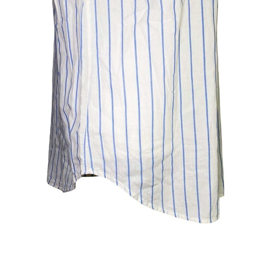 Old Navy Blue and White Pin Striped Shirt NWT - Picture 7 of 14